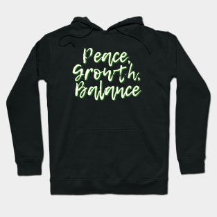 HEMP MEMES - Peace, Growth, Balance Hoodie